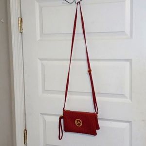 Long over the shoulder hand bag